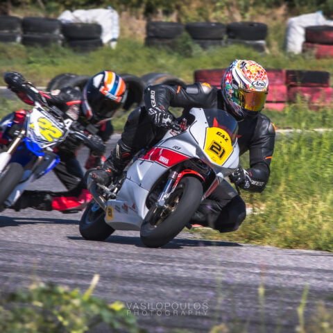 Two Riders Chasing each other