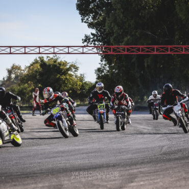 First turn of the race